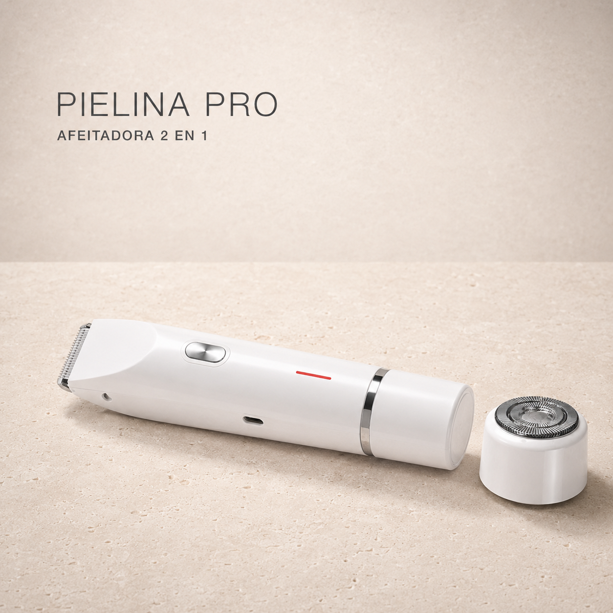 PIELINA Pro - Afeitadora eléctrica femenina 2 en 1