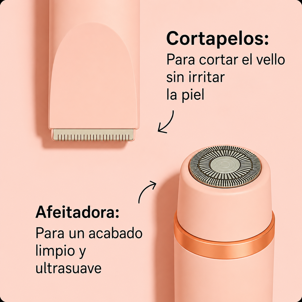 PIELINA Pro - Depiladora eléctrica femenina